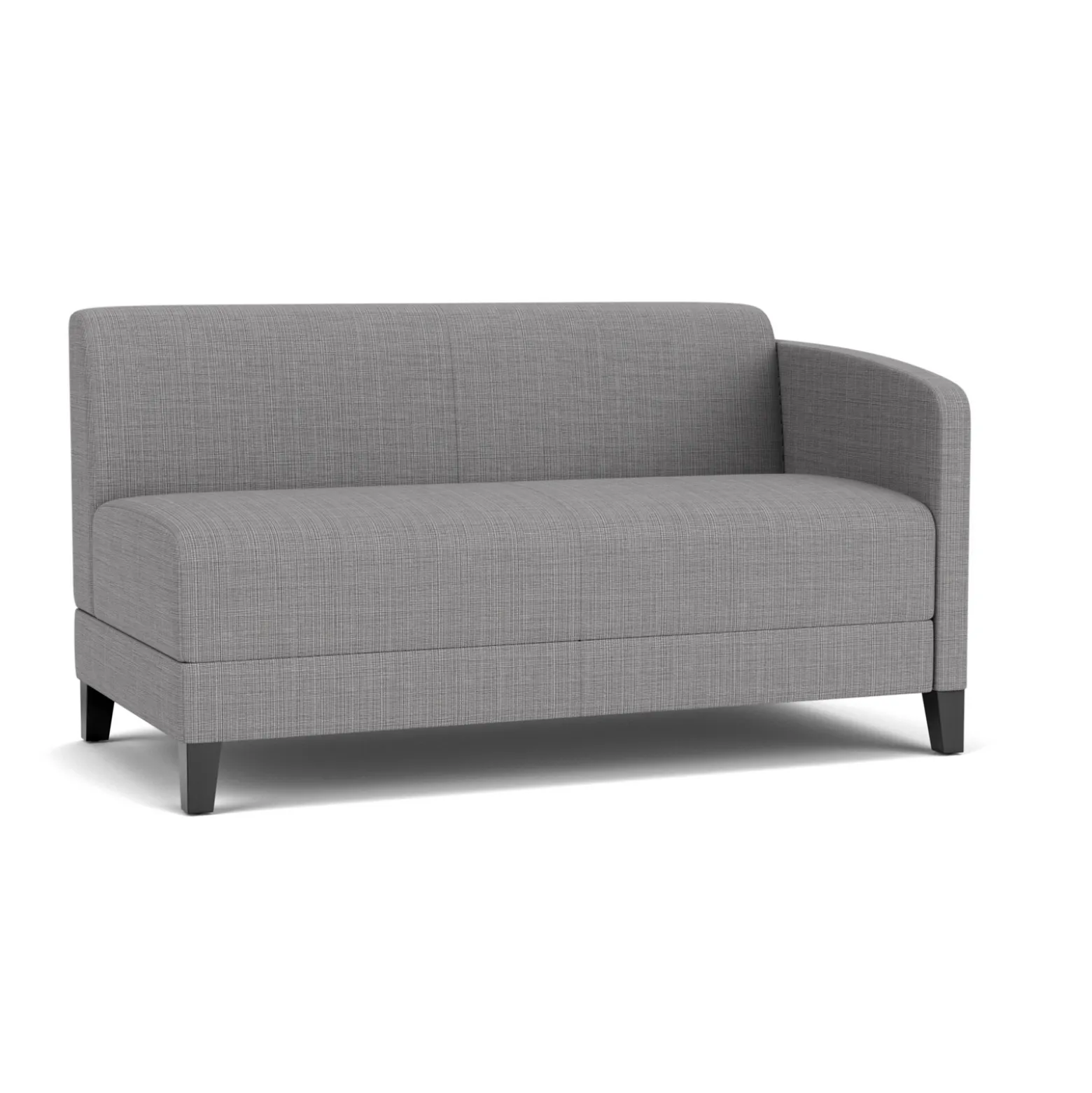 Social Left Arm Loveseat in Premium Upholstery