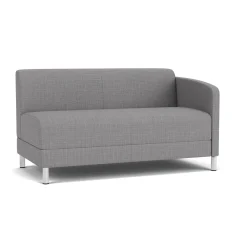 Social Left Arm Loveseat in Premium Upholstery