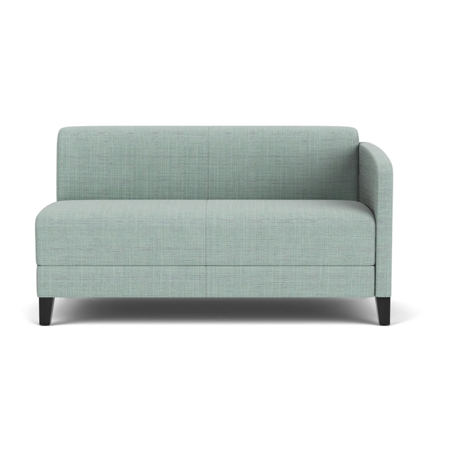 Social Left Arm Loveseat in Premium Upholstery