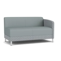 Social Left Arm Loveseat in Premium Upholstery