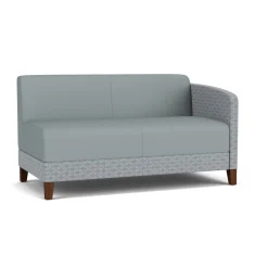 Social Left Arm Loveseat in Premium Upholstery