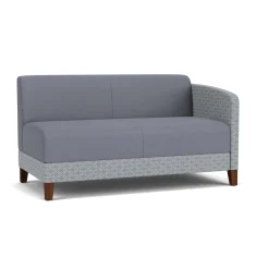 Social Left Arm Loveseat in Premium Upholstery