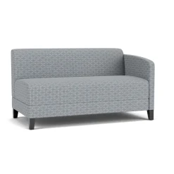 Social Left Arm Loveseat in Premium Upholstery
