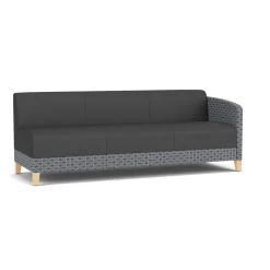 Social Left Arm Sofa in Premium Upholstery