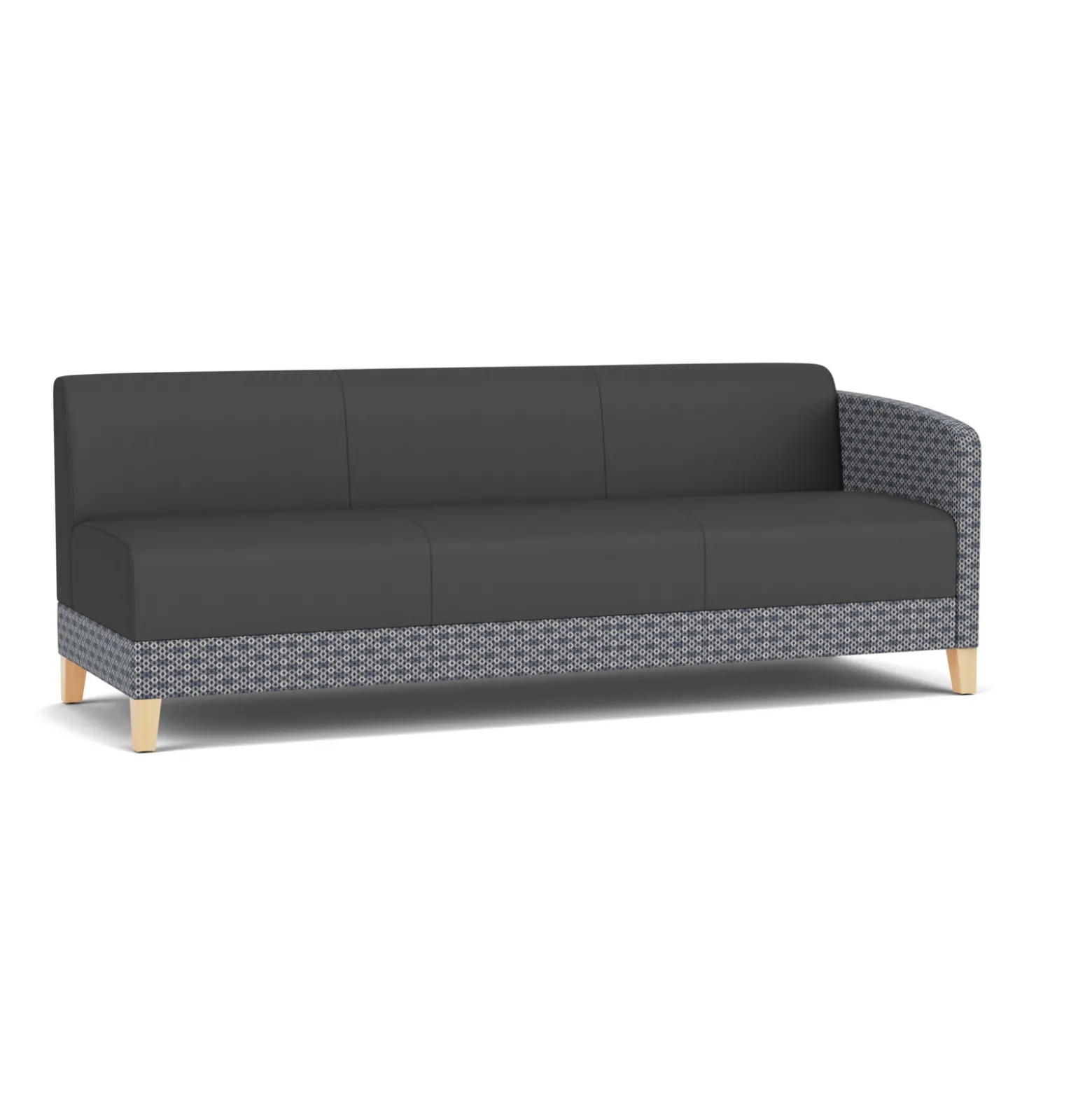 Social Left Arm Sofa in Premium Upholstery