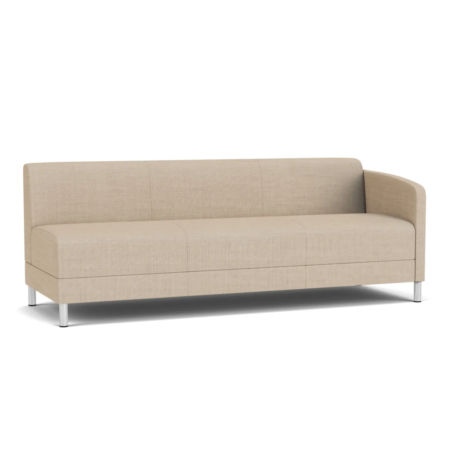 Social Left Arm Sofa in Premium Upholstery
