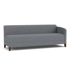 Social Left Arm Sofa in Premium Upholstery