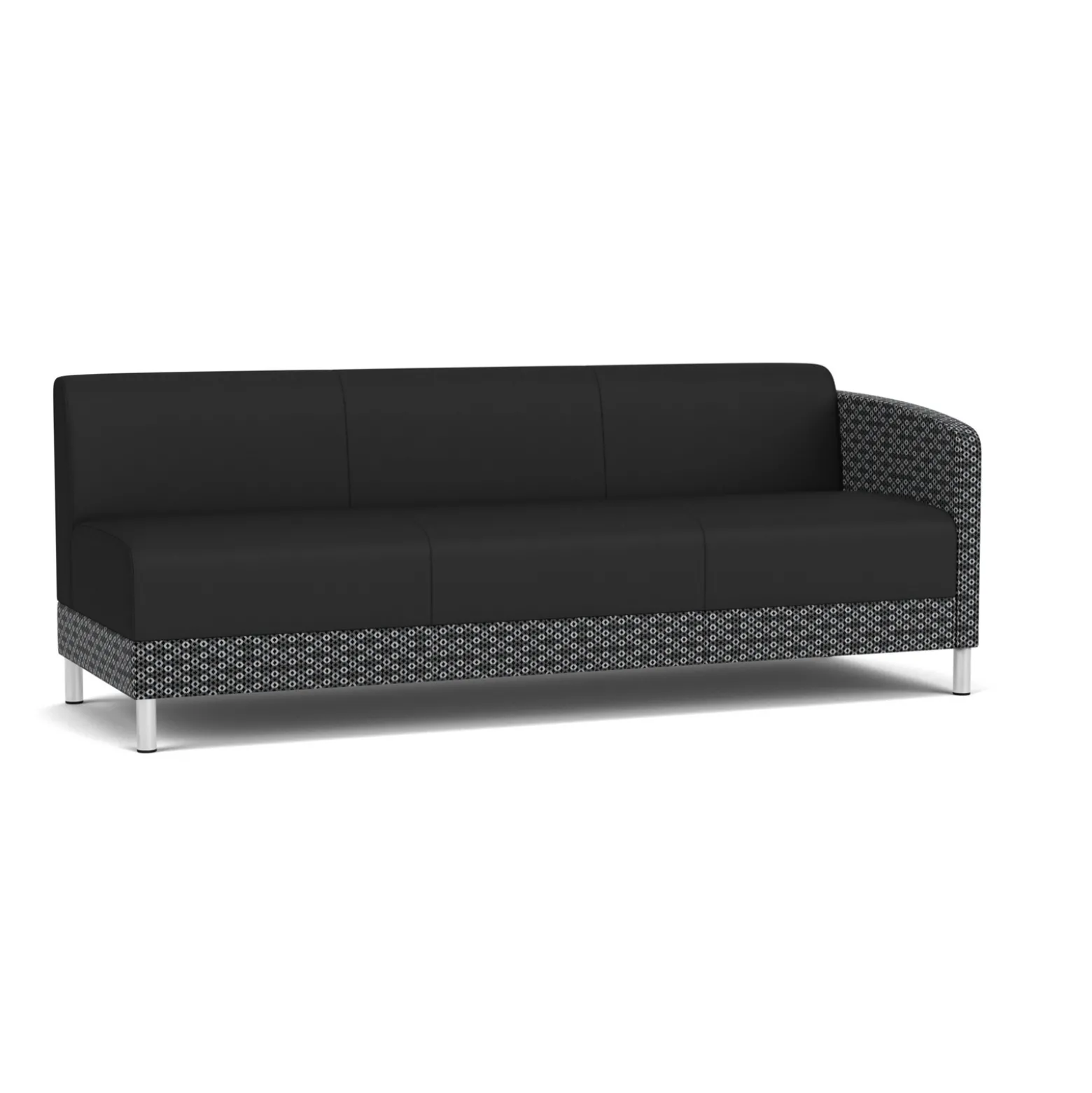 Social Left Arm Sofa in Premium Upholstery