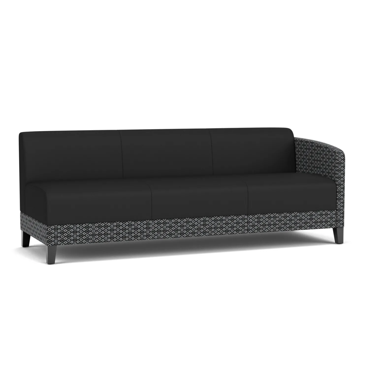 Social Left Arm Sofa in Premium Upholstery