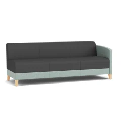 Social Left Arm Sofa in Premium Upholstery