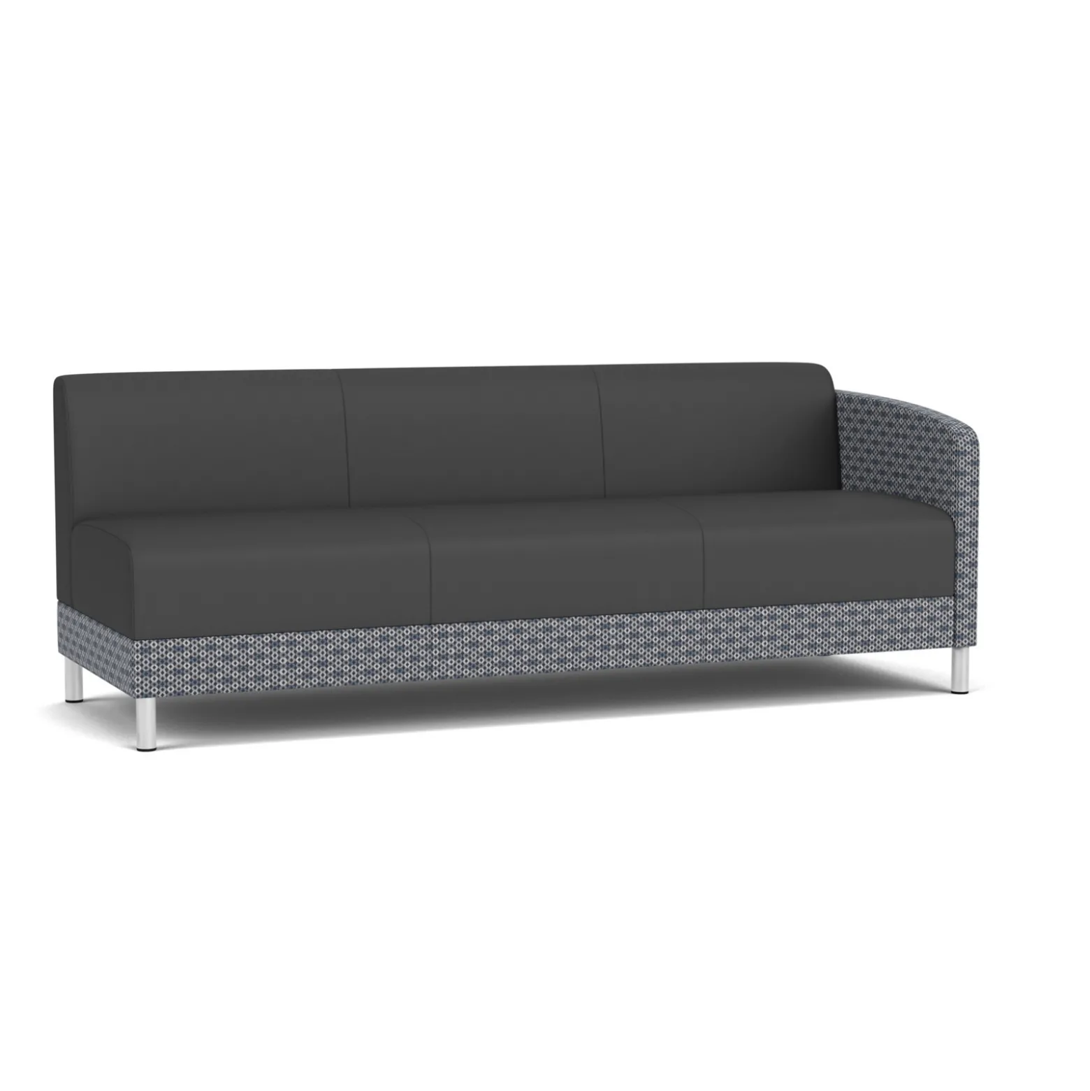 Social Left Arm Sofa in Premium Upholstery