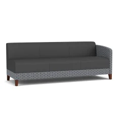 Social Left Arm Sofa in Premium Upholstery