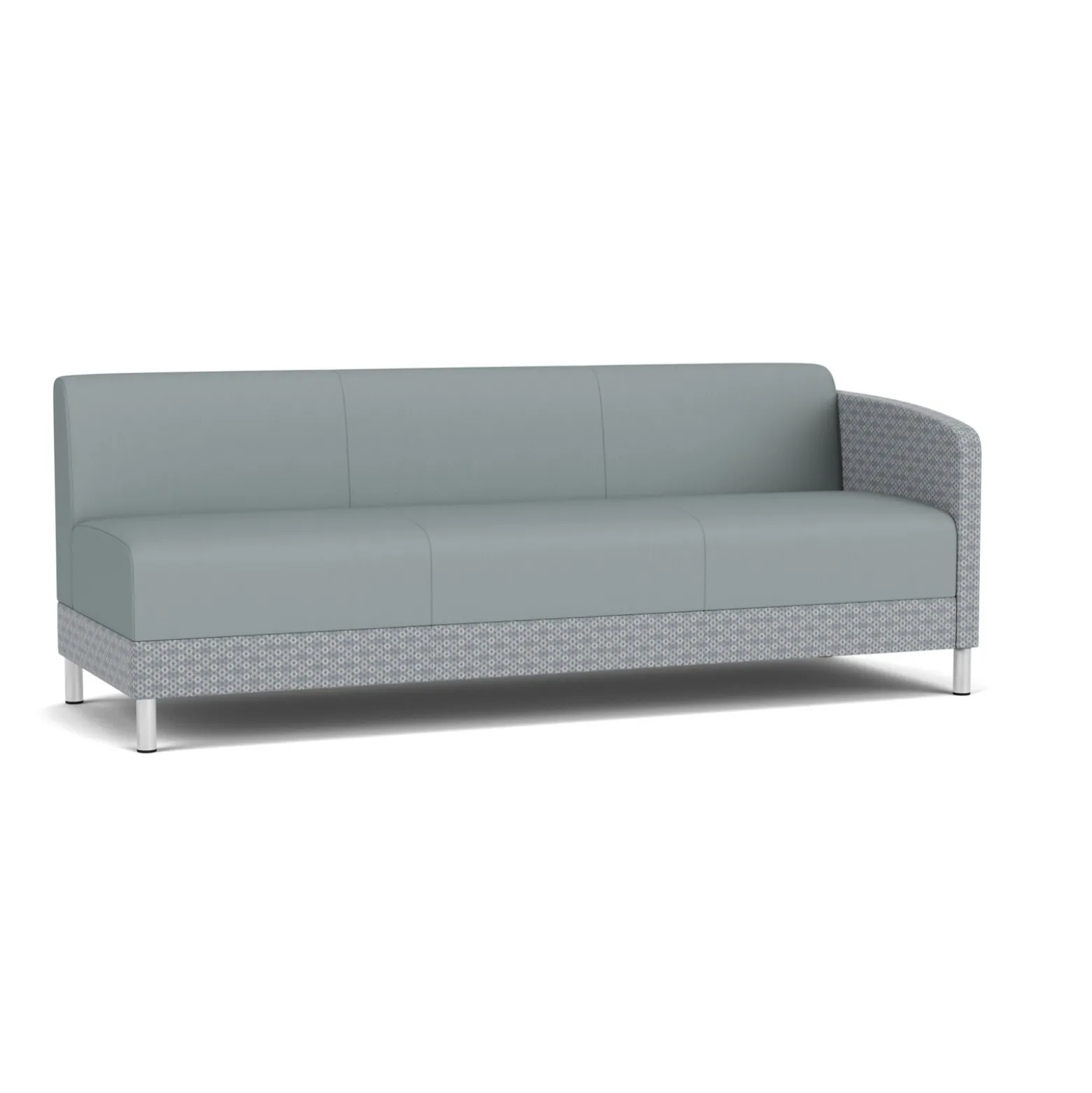 Social Left Arm Sofa in Premium Upholstery