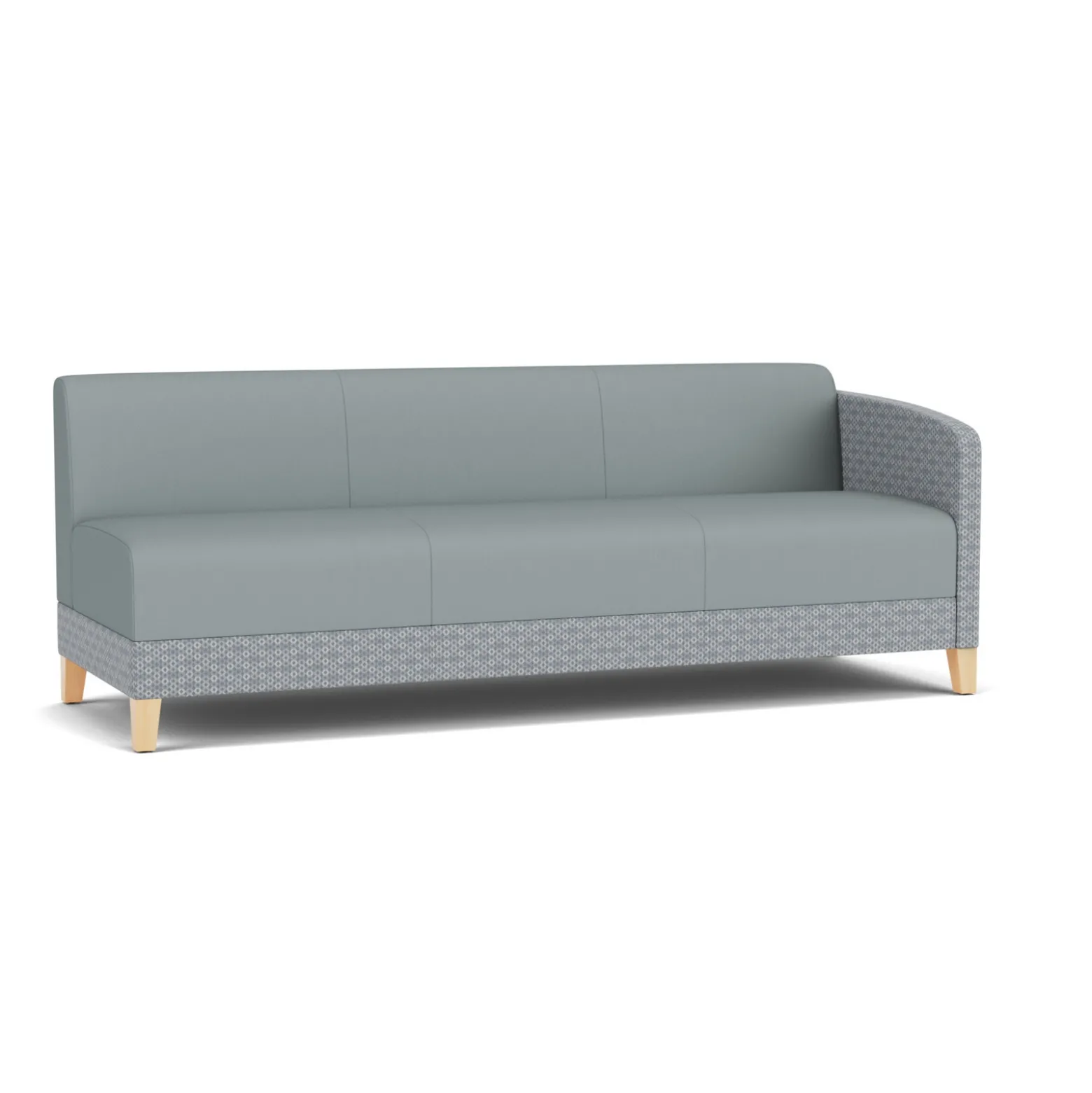 Social Left Arm Sofa in Premium Upholstery