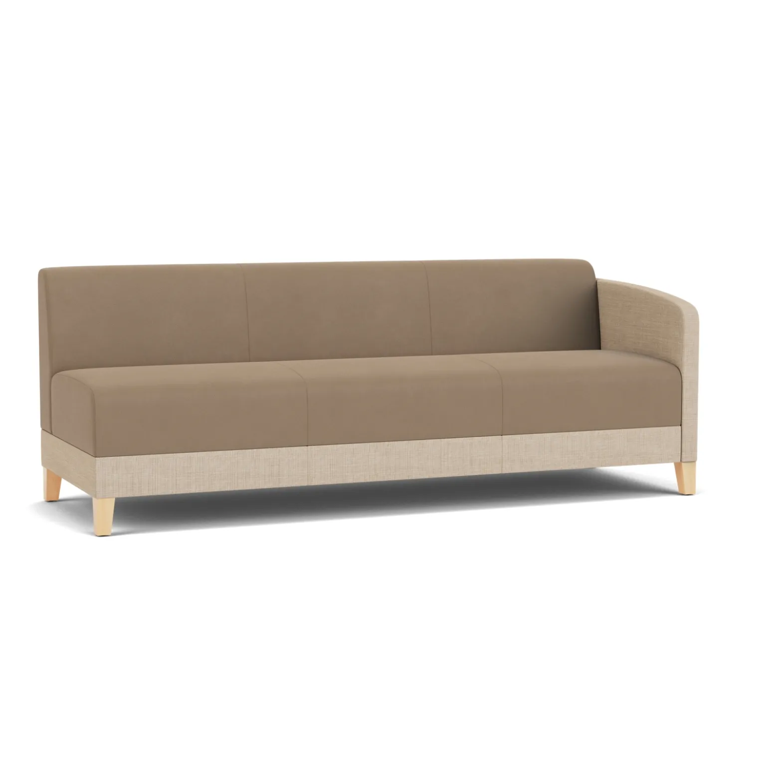 Social Left Arm Sofa in Premium Upholstery