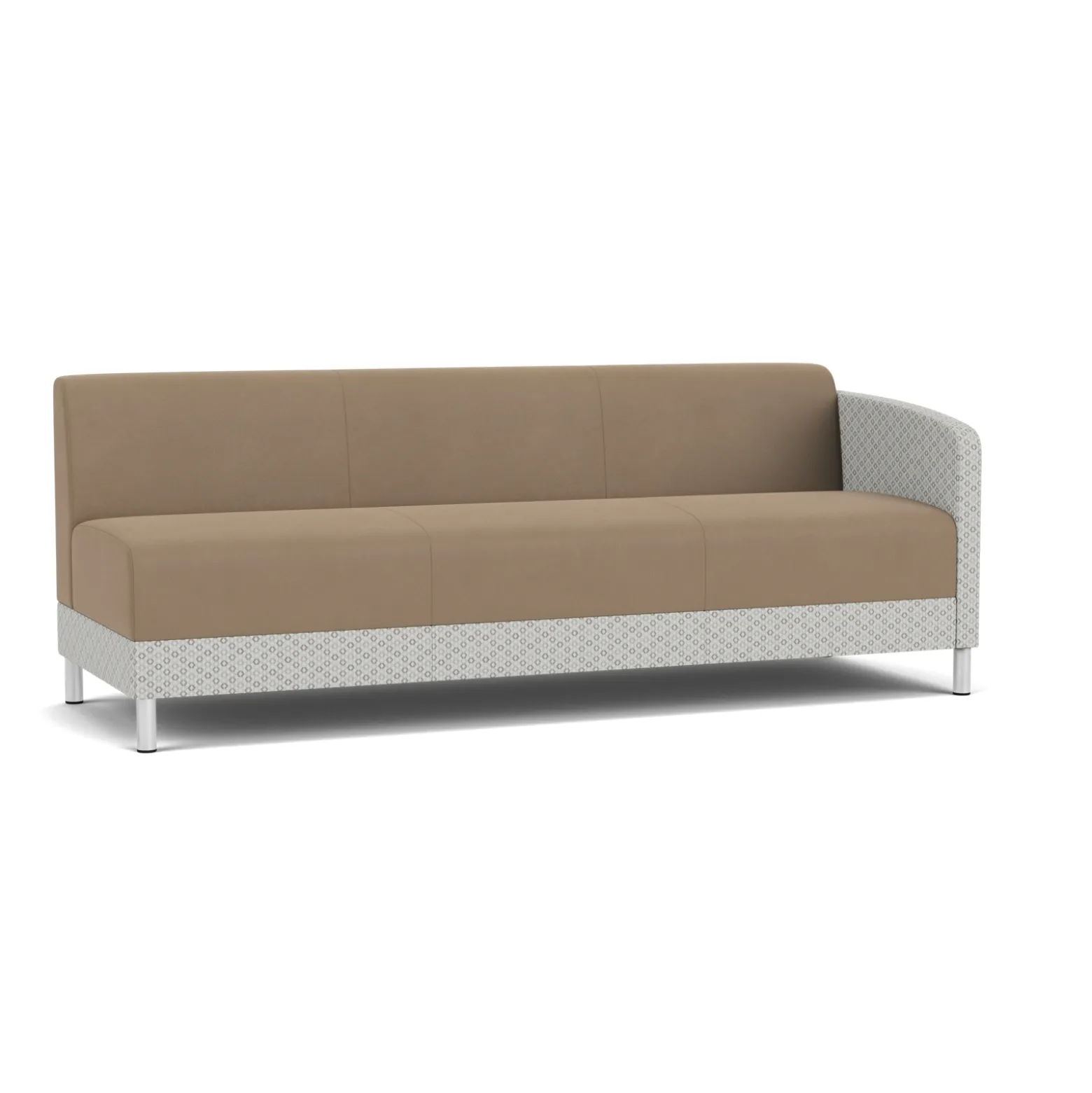 Social Left Arm Sofa in Premium Upholstery