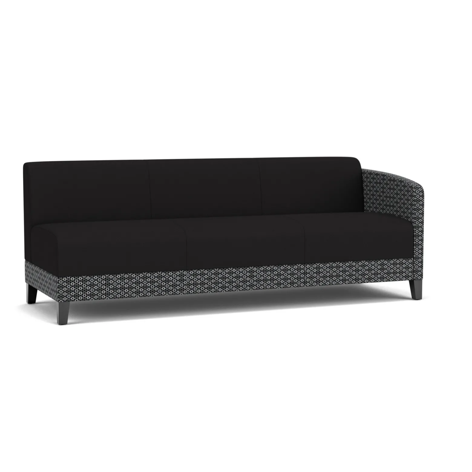 Social Left Arm Sofa in Premium Upholstery