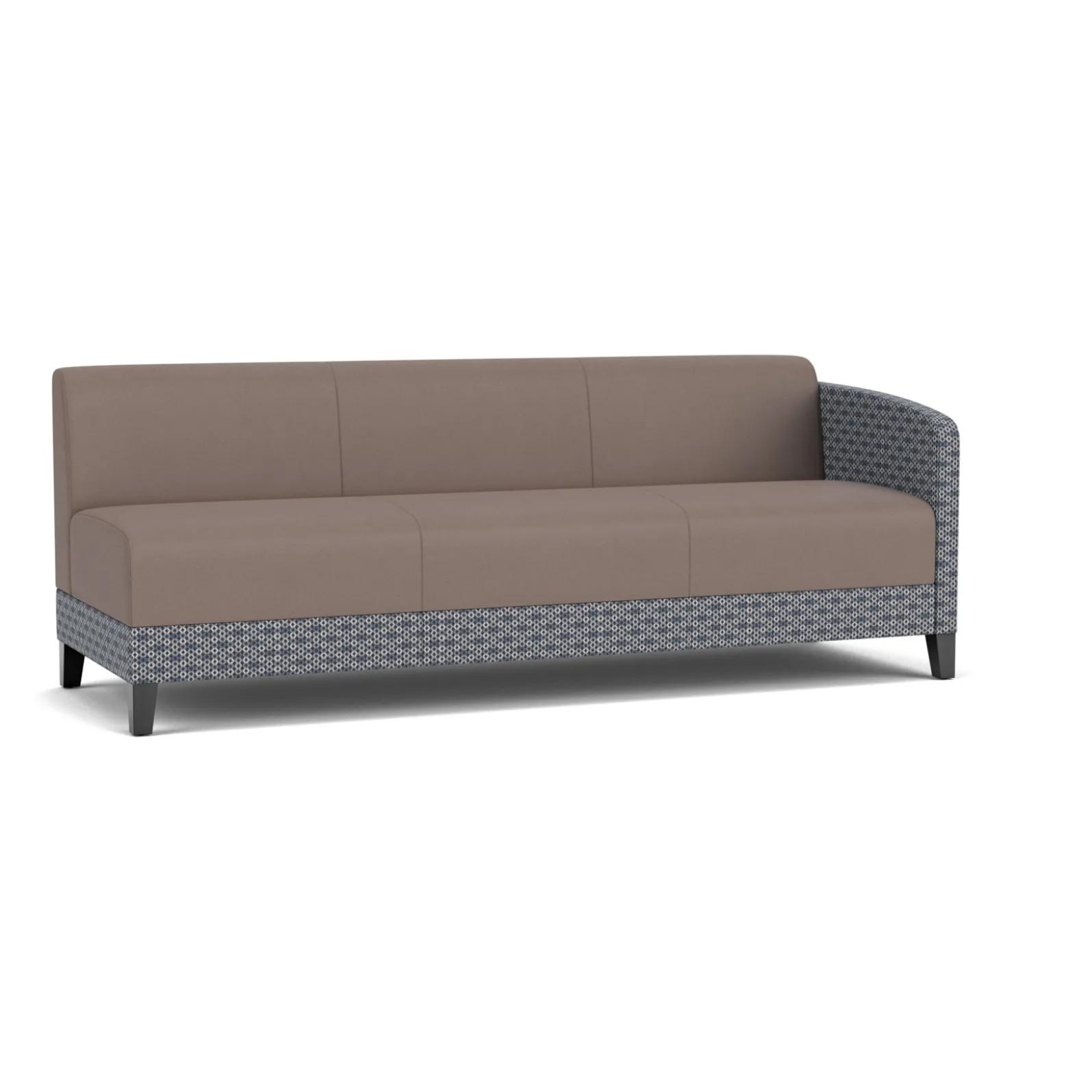 Social Left Arm Sofa in Premium Upholstery