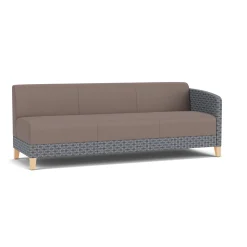 Social Left Arm Sofa in Premium Upholstery