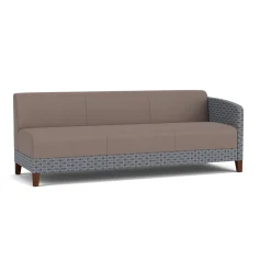 Social Left Arm Sofa in Premium Upholstery