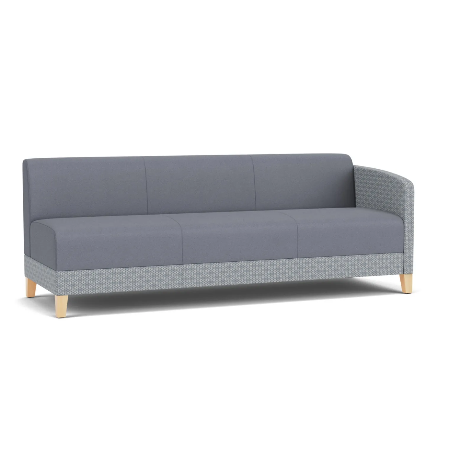 Social Left Arm Sofa in Premium Upholstery