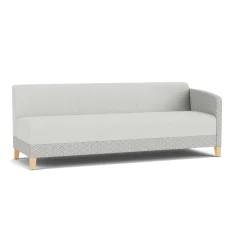 Social Left Arm Sofa in Premium Upholstery