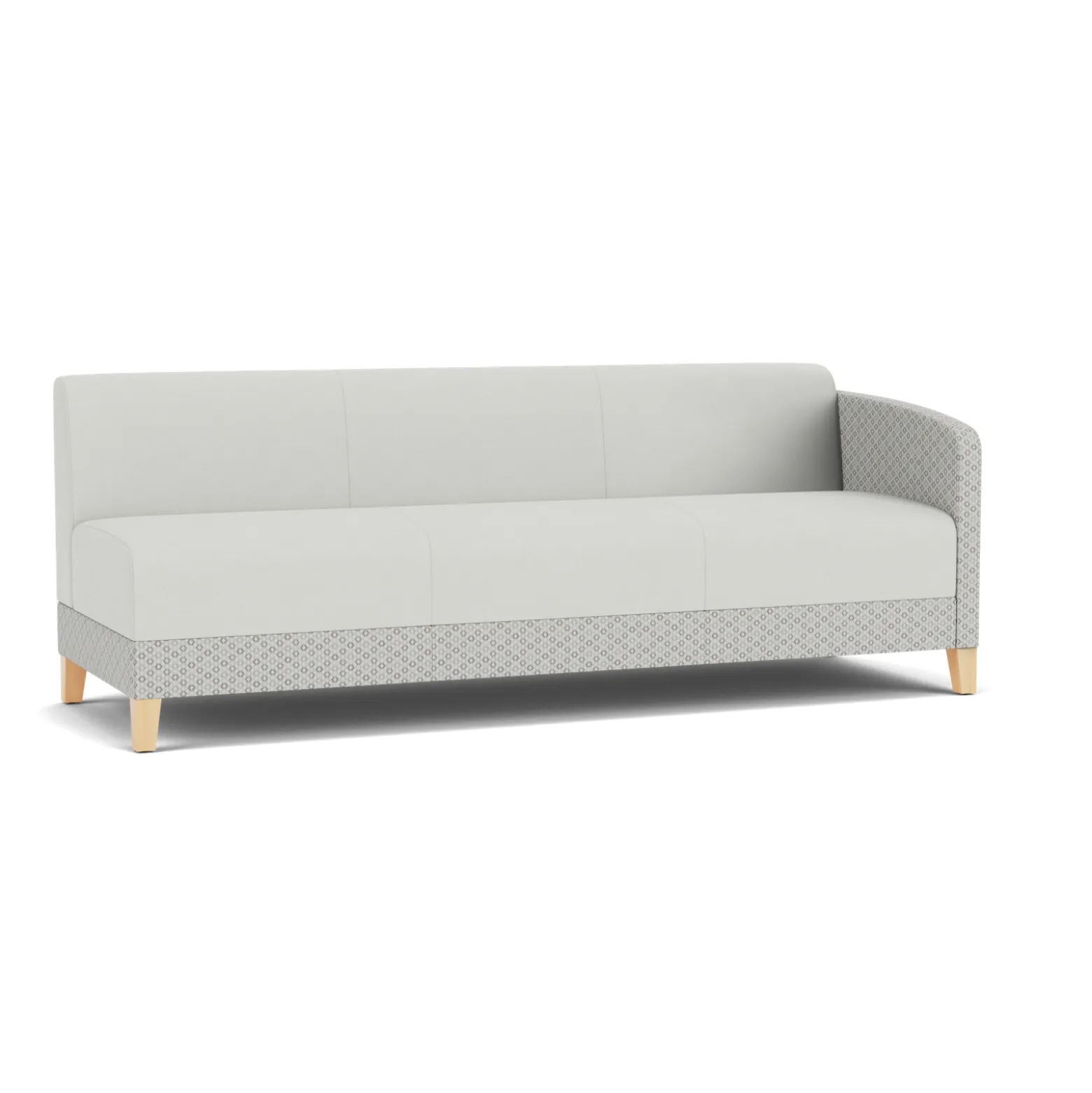 Social Left Arm Sofa in Premium Upholstery