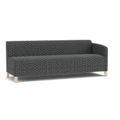 Social Left Arm Sofa in Premium Upholstery