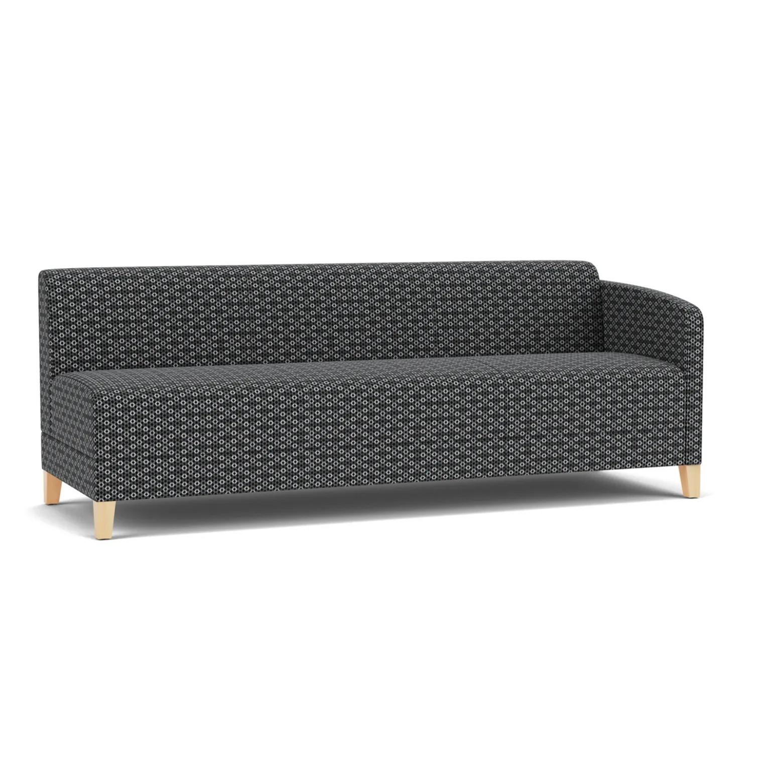 Social Left Arm Sofa in Premium Upholstery