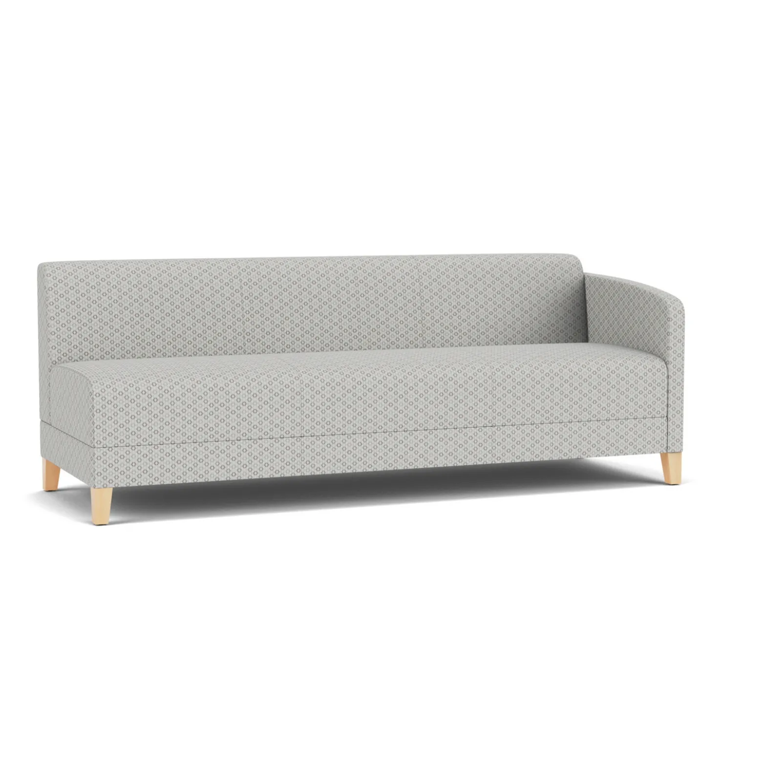 Social Left Arm Sofa in Premium Upholstery