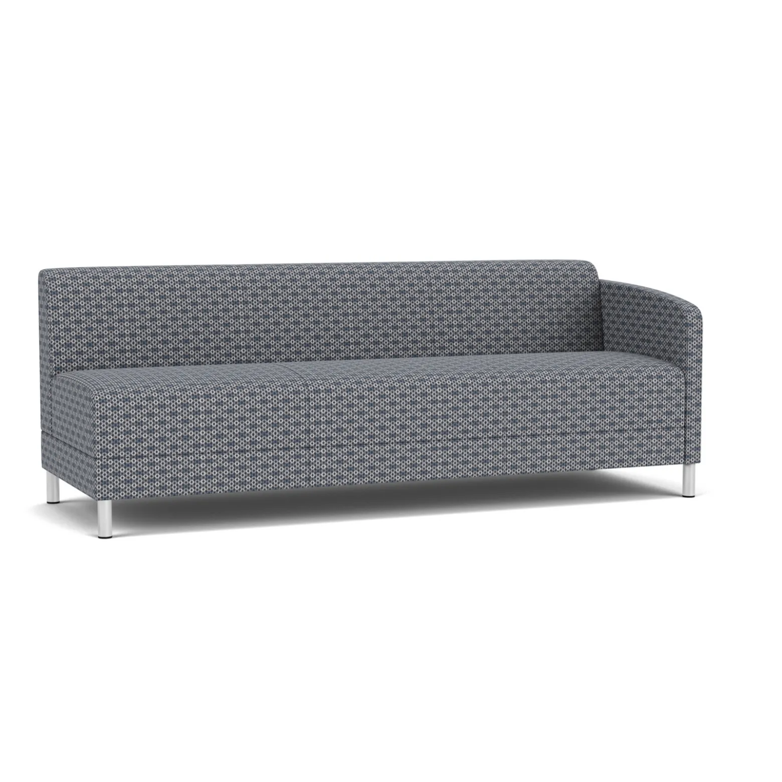 Social Left Arm Sofa in Premium Upholstery