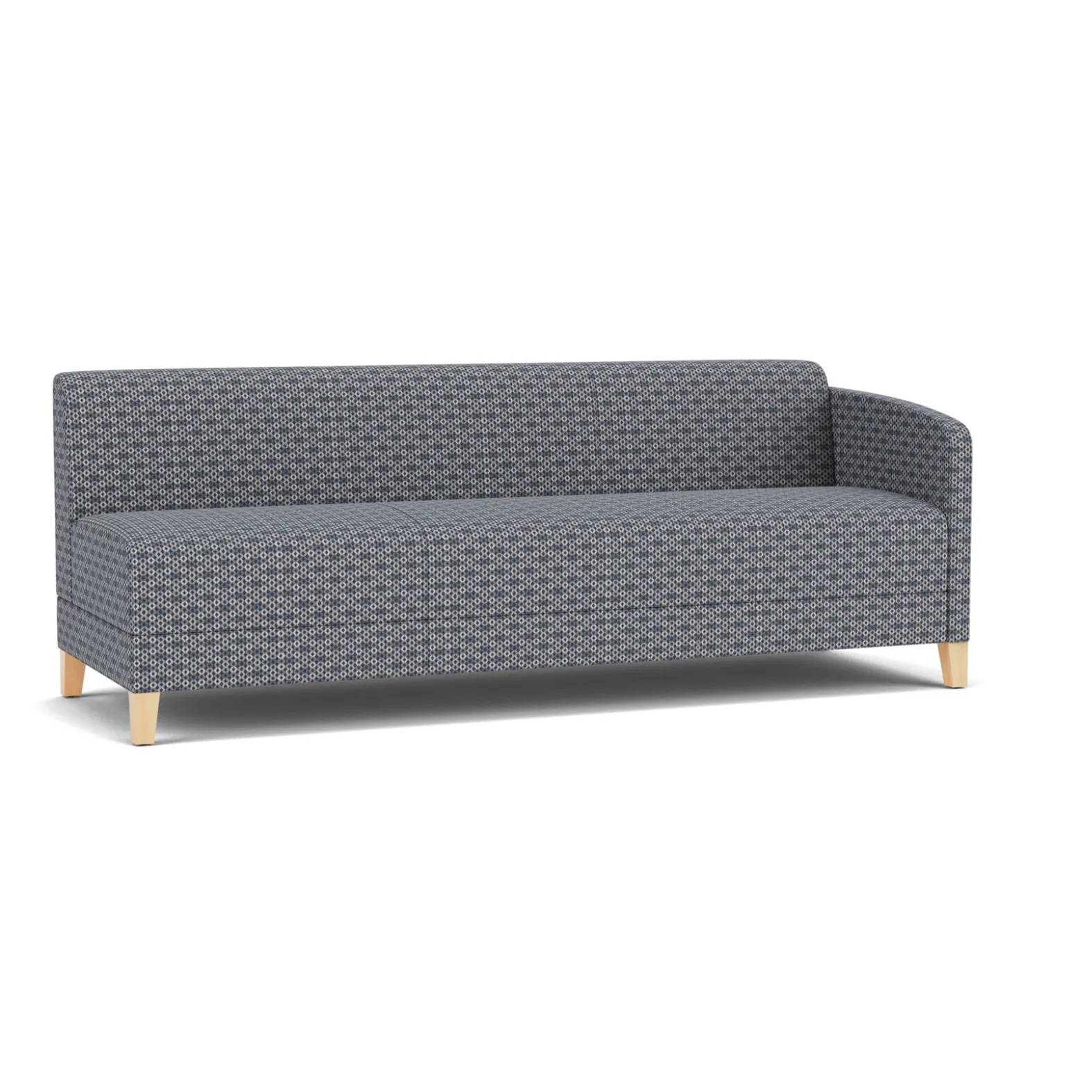 Social Left Arm Sofa in Premium Upholstery