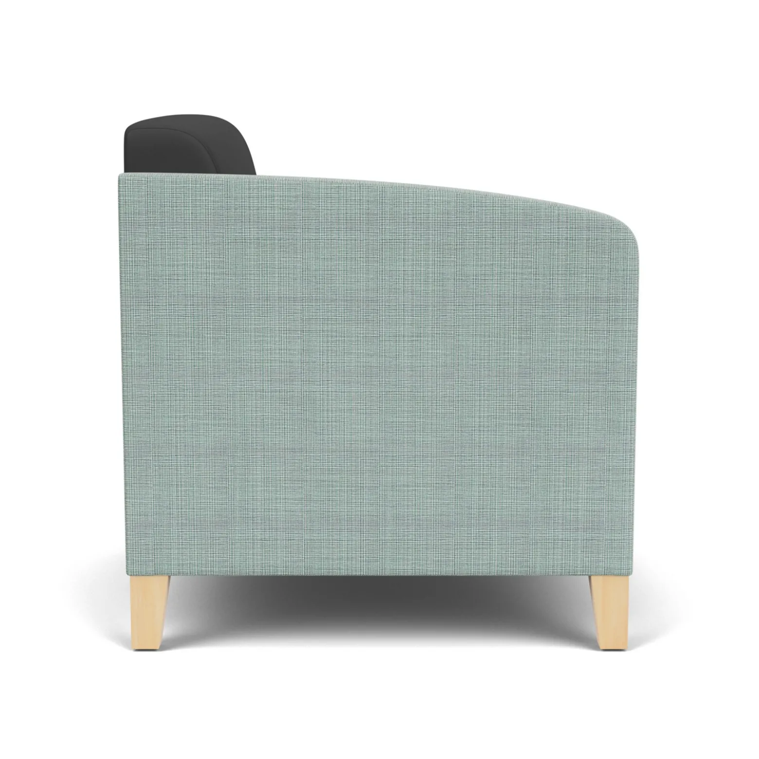 Social Right Arm Guest Chair in Premium Upholstery