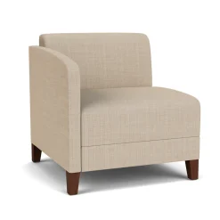 Social Right Arm Guest Chair in Premium Upholstery