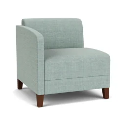 Social Right Arm Guest Chair in Premium Upholstery