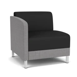 Social Right Arm Guest Chair in Premium Upholstery