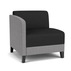 Social Right Arm Guest Chair in Premium Upholstery
