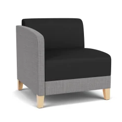 Social Right Arm Guest Chair in Premium Upholstery