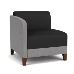 Social Right Arm Guest Chair in Premium Upholstery