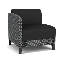 Social Right Arm Guest Chair in Premium Upholstery