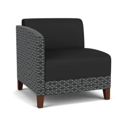 Social Right Arm Guest Chair in Premium Upholstery