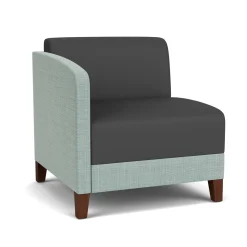 Social Right Arm Guest Chair in Premium Upholstery