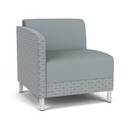 Social Right Arm Guest Chair in Premium Upholstery