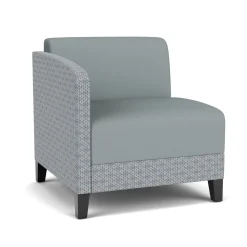 Social Right Arm Guest Chair in Premium Upholstery