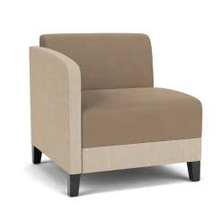 Social Right Arm Guest Chair in Premium Upholstery