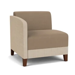 Social Right Arm Guest Chair in Premium Upholstery