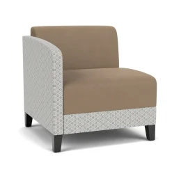Social Right Arm Guest Chair in Premium Upholstery