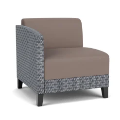 Social Right Arm Guest Chair in Premium Upholstery