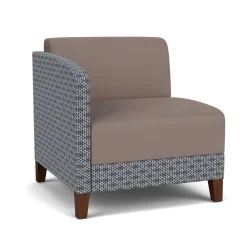 Social Right Arm Guest Chair in Premium Upholstery