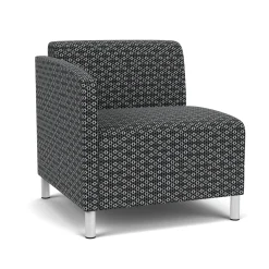 Social Right Arm Guest Chair in Premium Upholstery